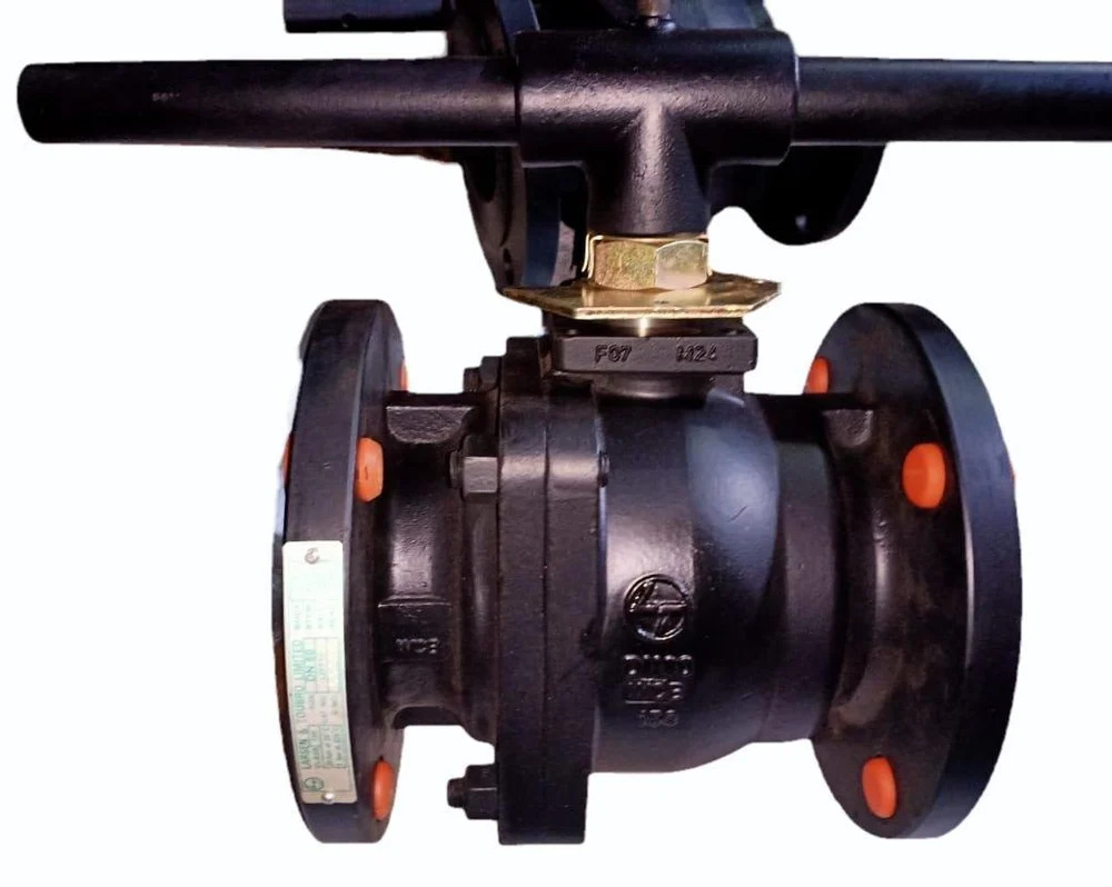 Two-Piece Flanged Ball Valve WCB ANSI Class 150 Lever