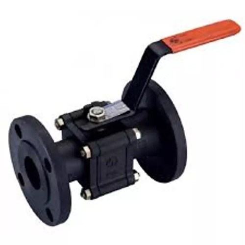 Three-Piece Flanged Ball Valve WCB ANSI Class 150 Lever