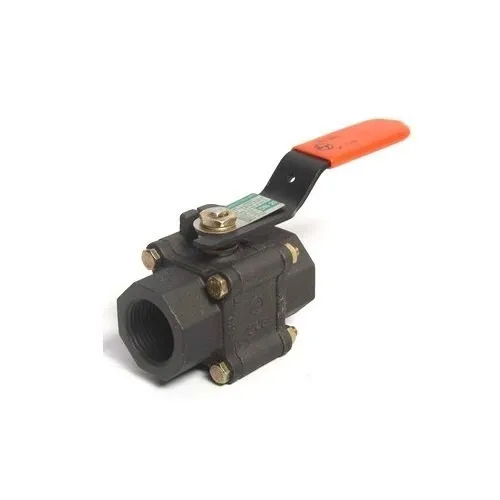 Three-Piece Socket Ball Valve WCB ANSI Class 800 Lever