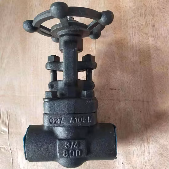 Threaded / Screwed End Gate Valve A105 ANSI Class 800 Handwheel